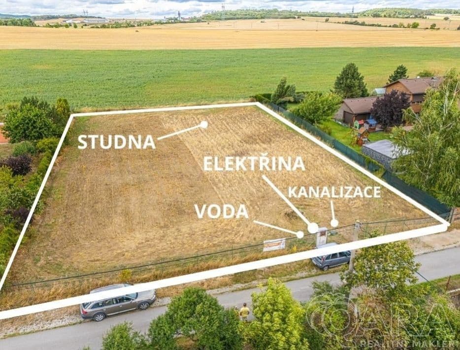 Prodej stavebního pozemku 1955 m², Čisovice